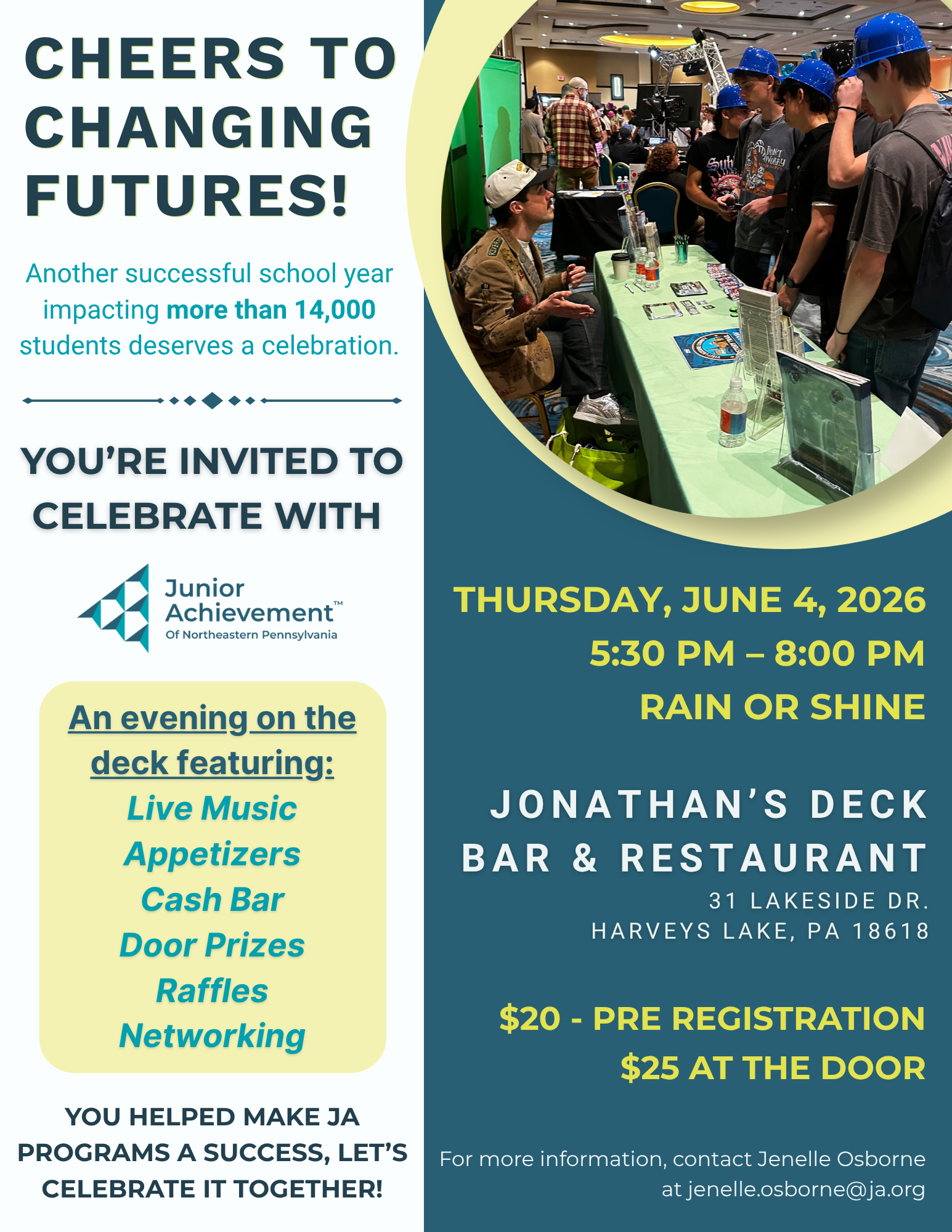 CHEERS TO CHANGING FUTURES!