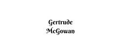 Gertrude McGowan