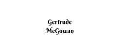 Gertrude McGowan