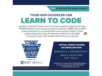 Learn to Code flyer