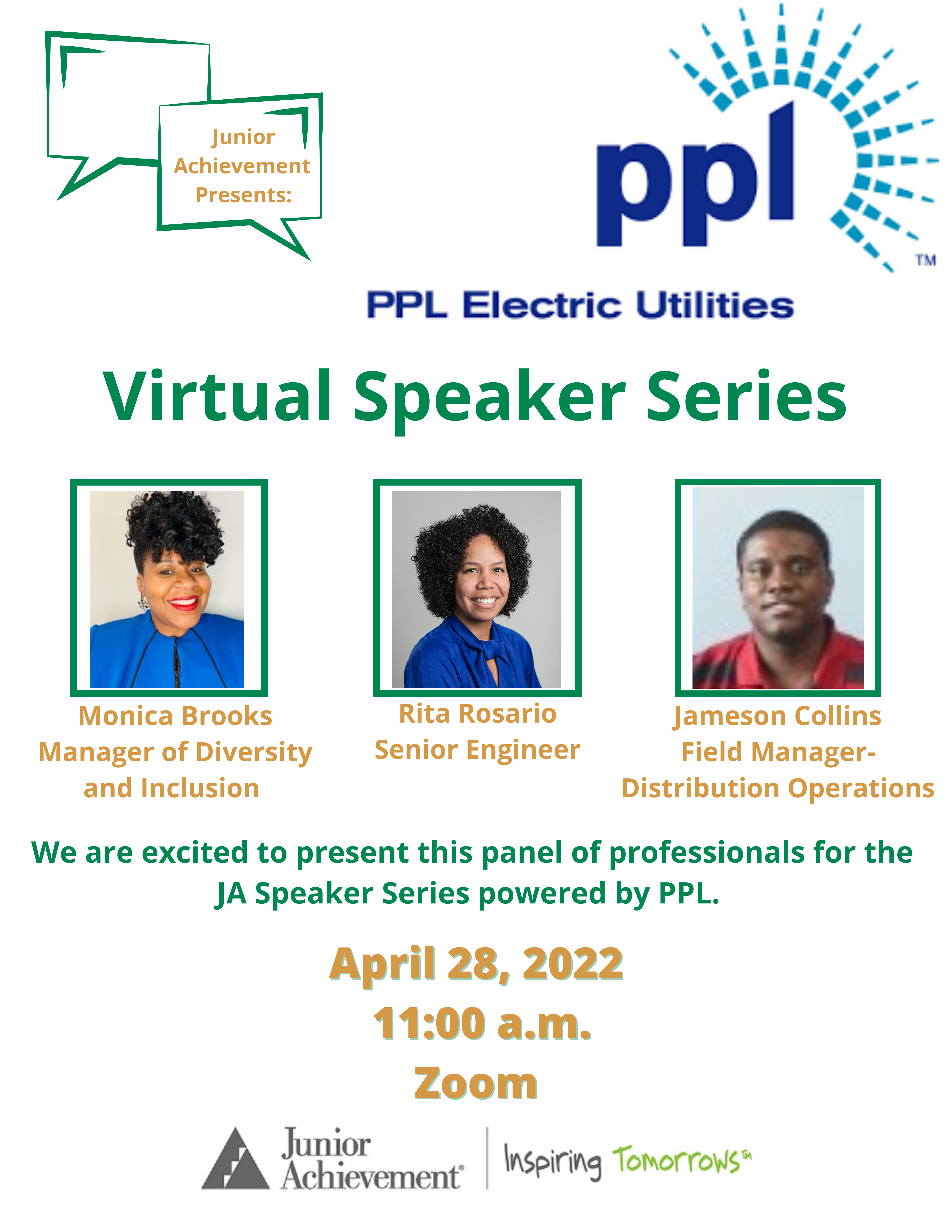 JA Speaker Series Powered by PPL