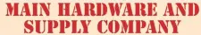 Logo for Main Hardware