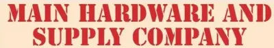 Logo for sponsor Main Hardware and Supply Company