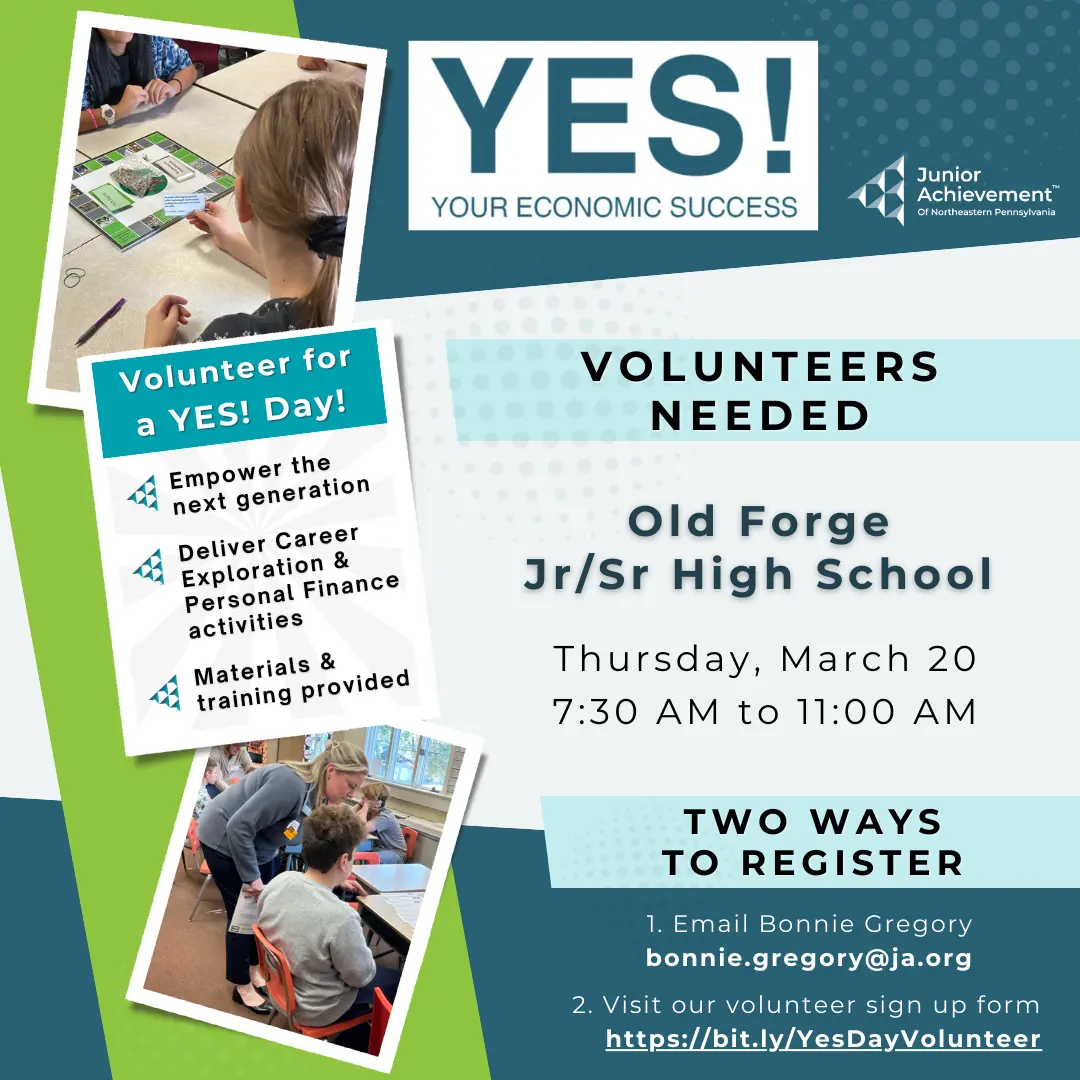 Old Forge Jr/Sr high school YES! Day flier